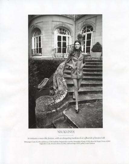 Bette Franke for Porter Fall 2014 Photographer David Bellemere 